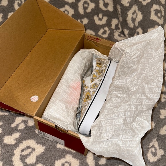 Vans Classic Slip-On Project X Trippy Hearts Multi/White Sneakers New - Picture 17 of 17